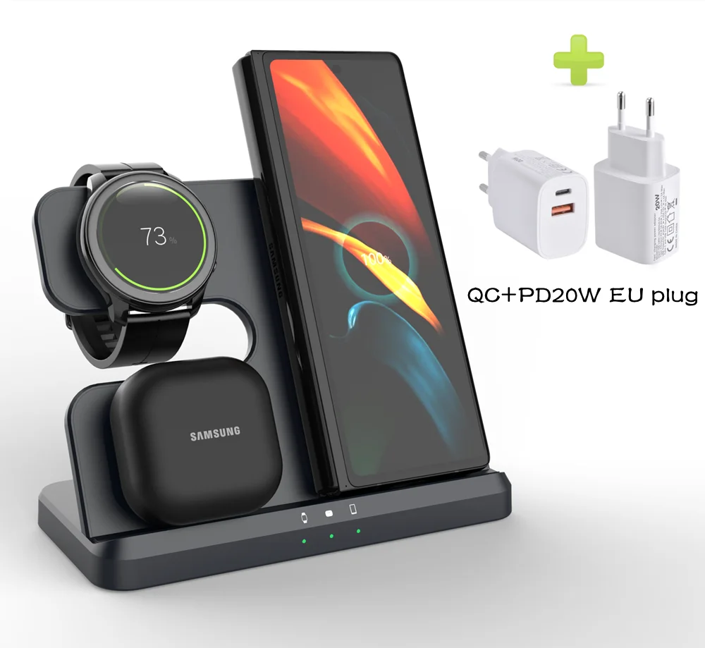 3 in 1 Wireless Charging Station