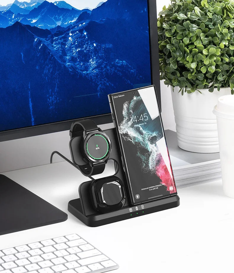 3 in 1 Wireless Charging Station