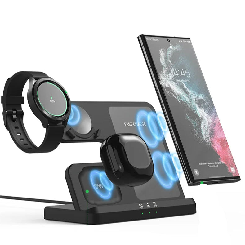 3 in 1 Wireless Charging Station