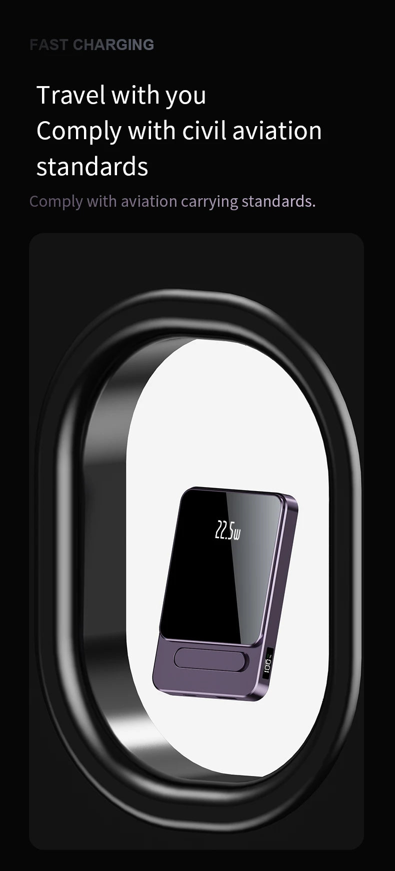 Magnetic Wireless Power Bank 10000mAh Portable Charger
