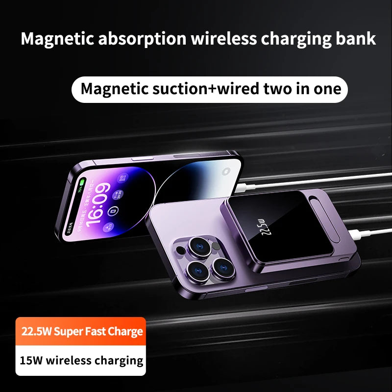 Magnetic Wireless Power Bank 10000mAh Portable Charger