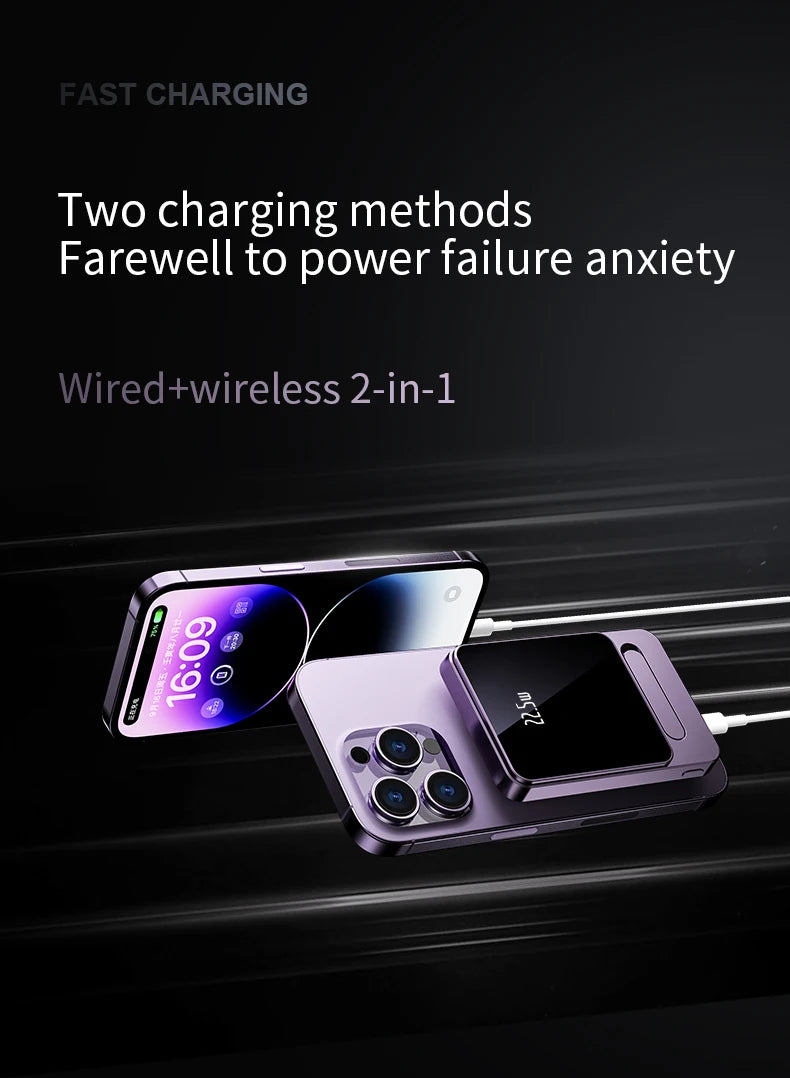 Magnetic Wireless Power Bank 10000mAh Portable Charger