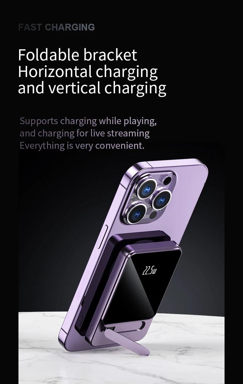 Magnetic Wireless Power Bank 10000mAh Portable Charger
