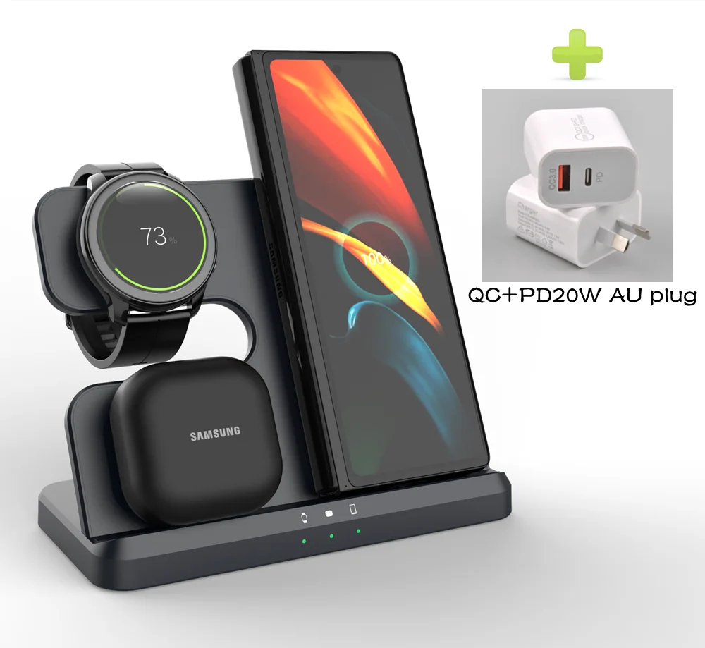 3 in 1 Wireless Charging Station