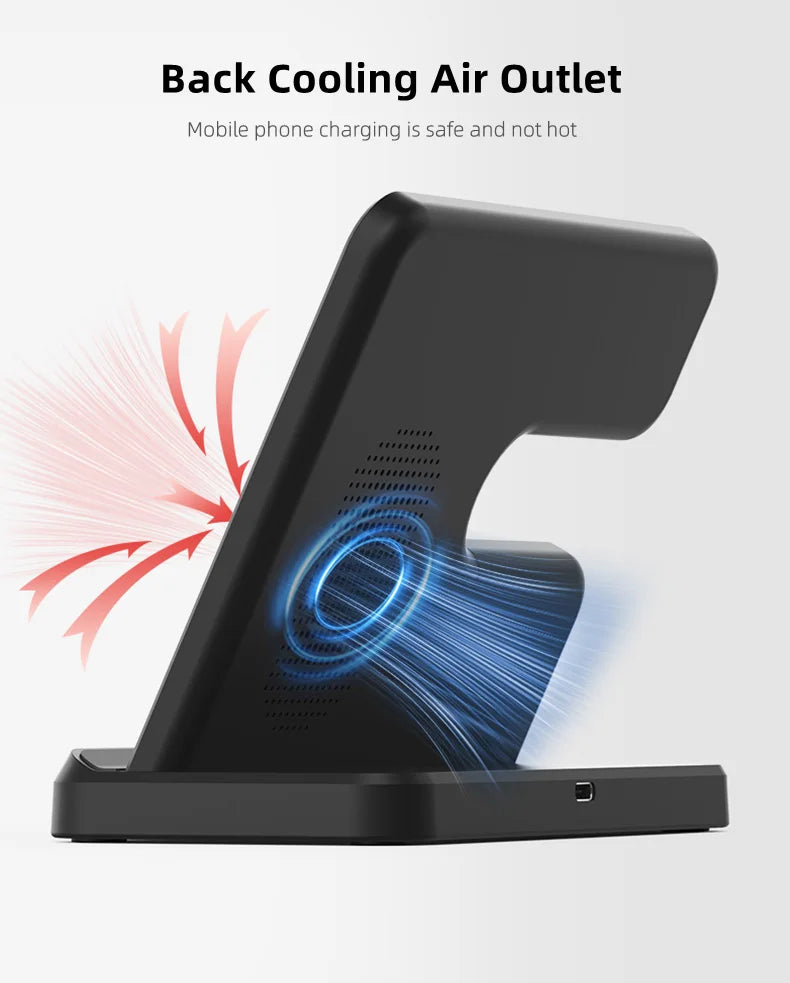 3 in 1 Wireless Charging Station