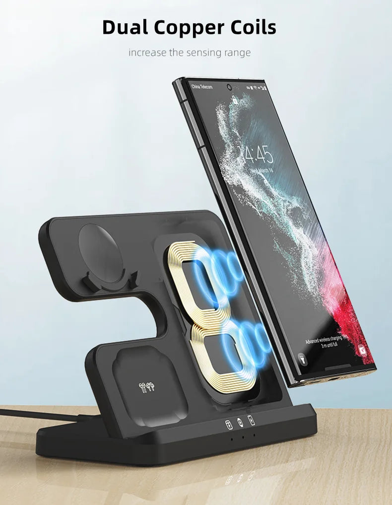 3 in 1 Wireless Charging Station