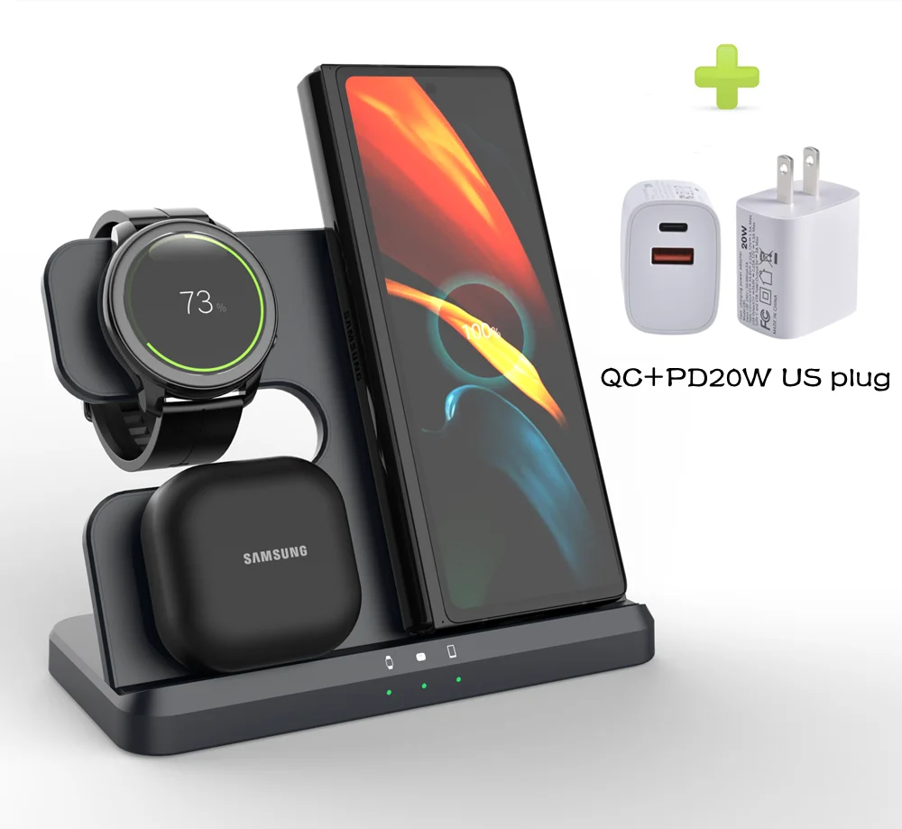3 in 1 Wireless Charging Station