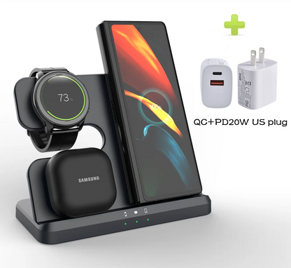 3 in 1 Wireless Charging Station