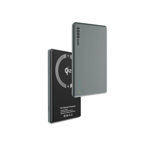 Portable Charger, 15W 5000mAh Wireless Power Bank,