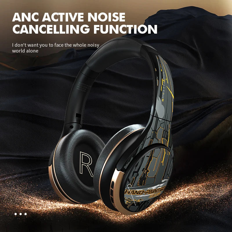 Active Noise Cancelling Bluetooth Headphones
