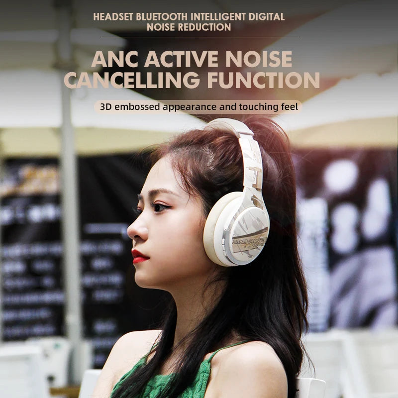 Active Noise Cancelling Bluetooth Headphones