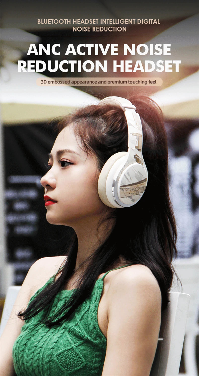 Active Noise Cancelling Bluetooth Headphones