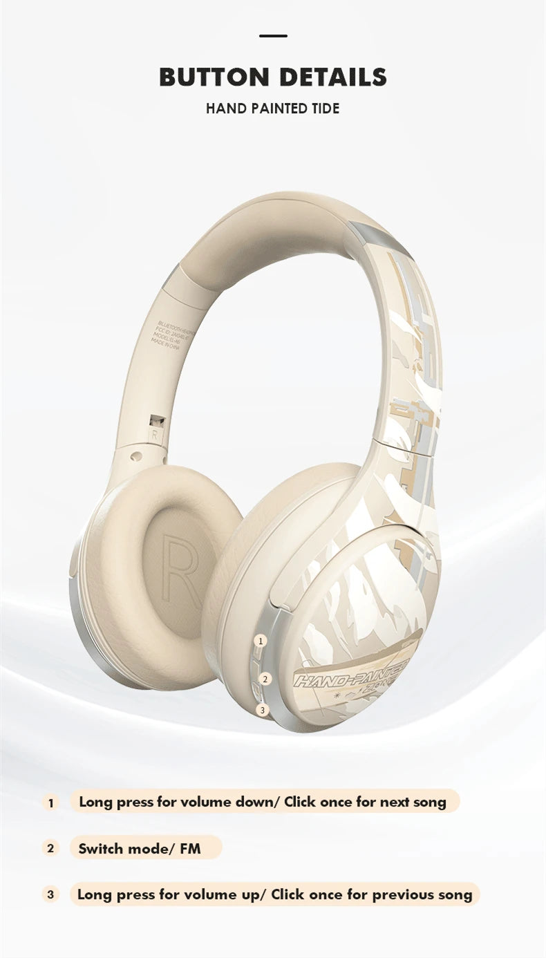Active Noise Cancelling Bluetooth Headphones