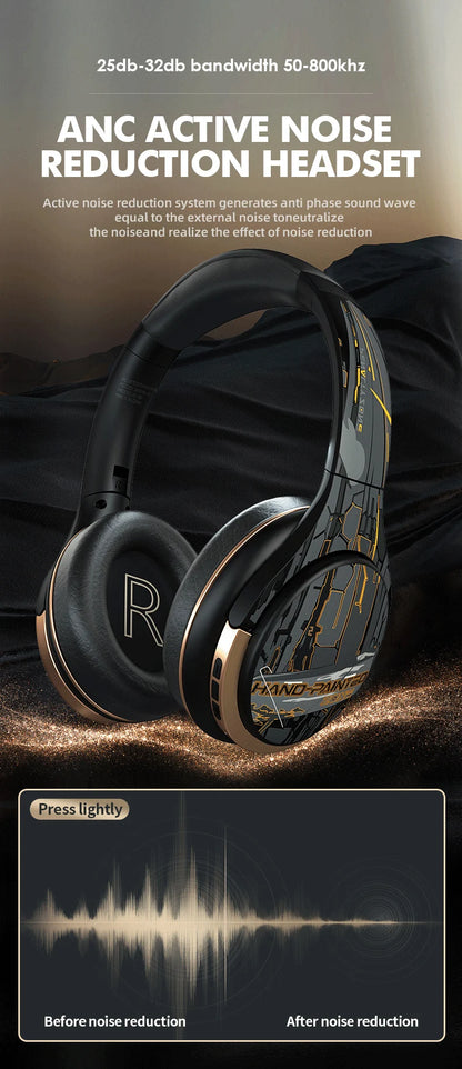 Active Noise Cancelling Bluetooth Headphones