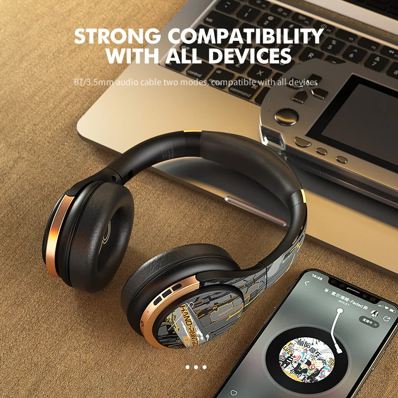Active Noise Cancelling Bluetooth Headphones
