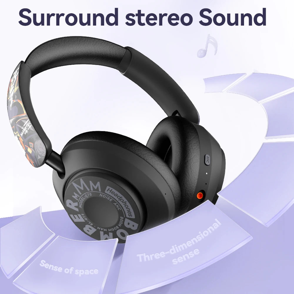 Active Noise Cancelling Wireless Headphones