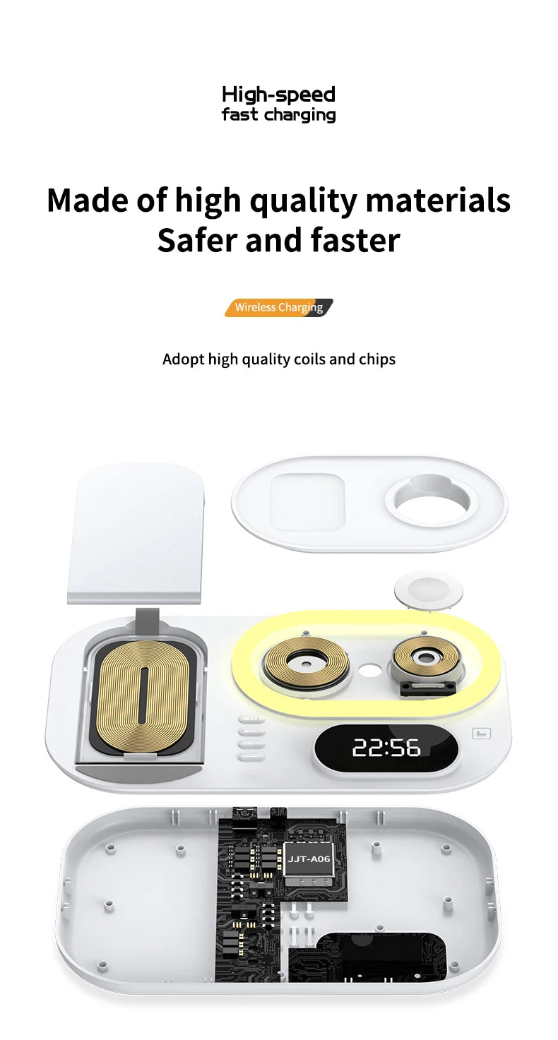 Wireless Charger Dock 4 in 1 Charging Station