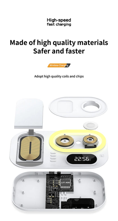 Wireless Charger Dock 4 in 1 Charging Station