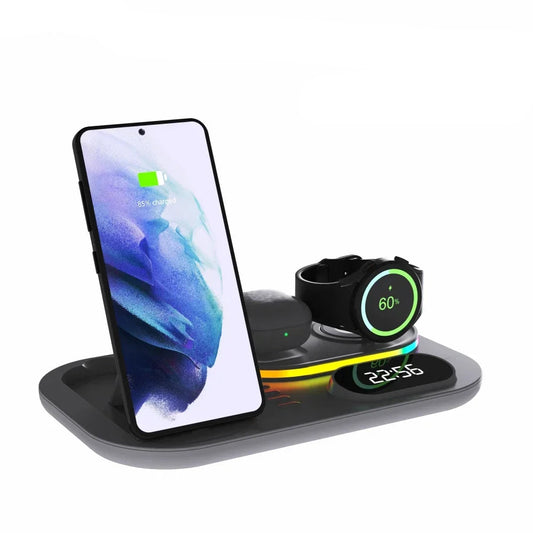 Wireless Charger Dock 4 in 1 Charging Station