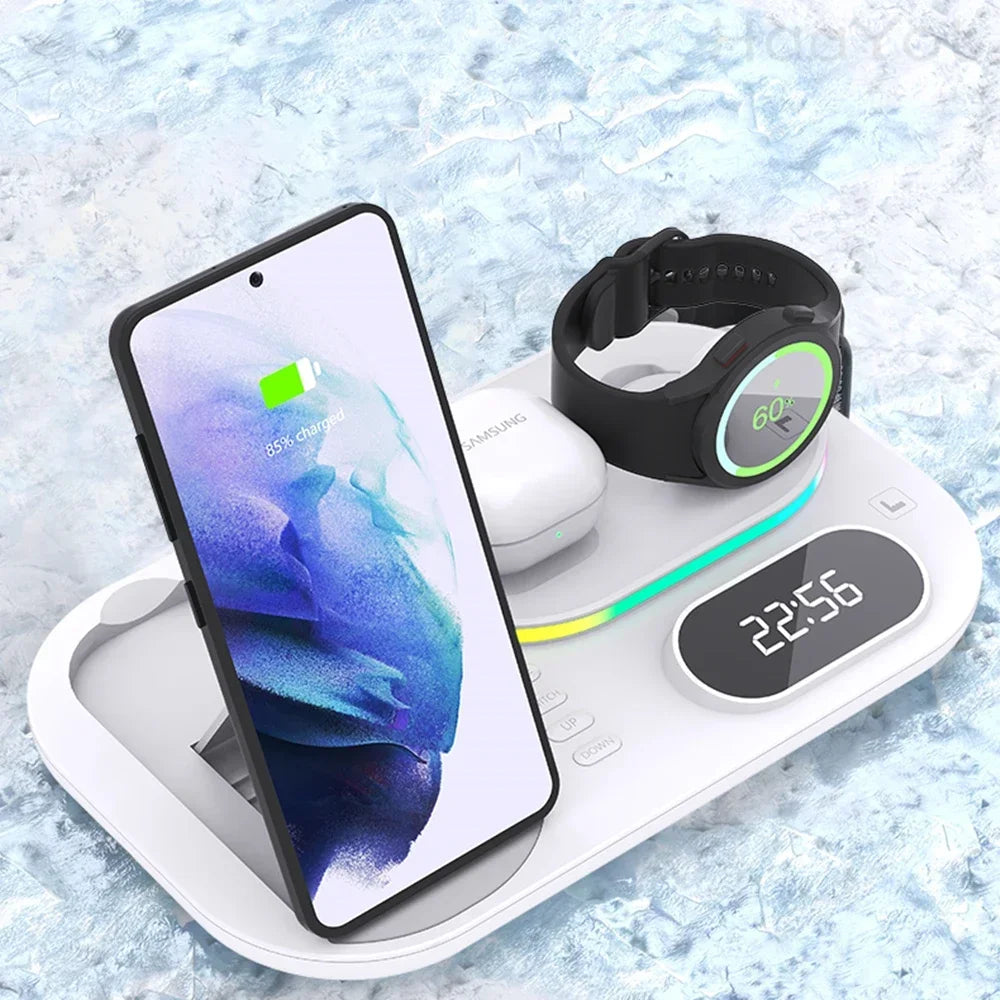 Wireless Charger Dock 4 in 1 Charging Station