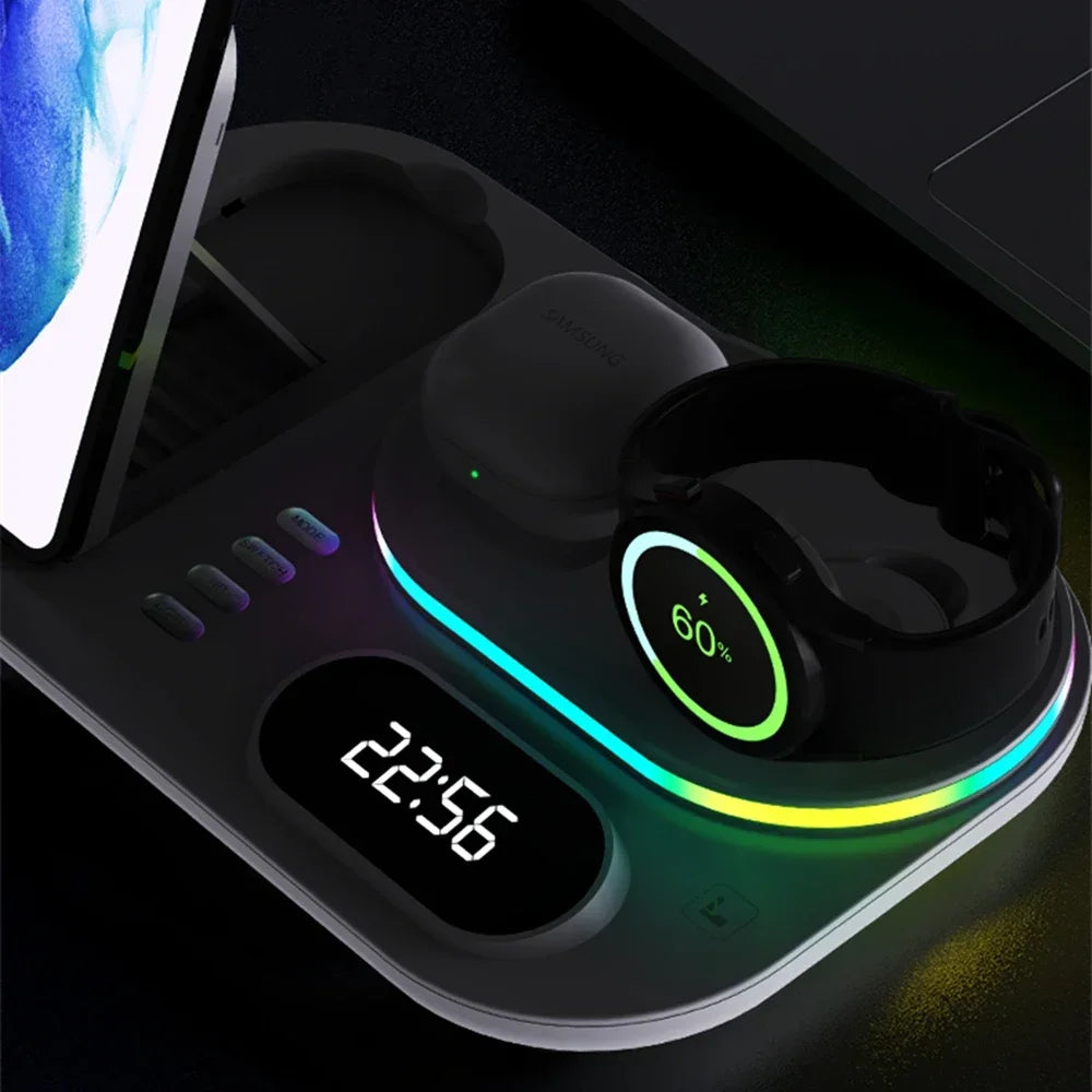 Wireless Charger Dock 4 in 1 Charging Station