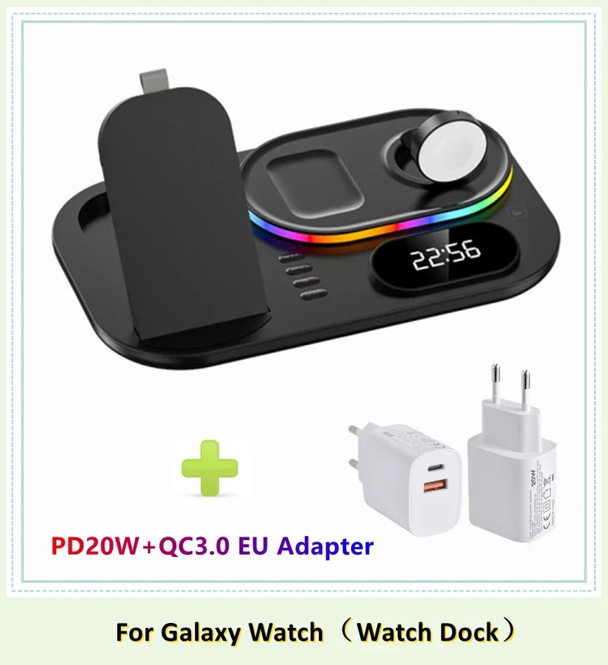 Wireless Charger Dock 4 in 1 Charging Station