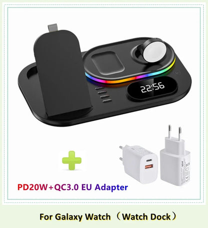 Wireless Charger Dock 4 in 1 Charging Station