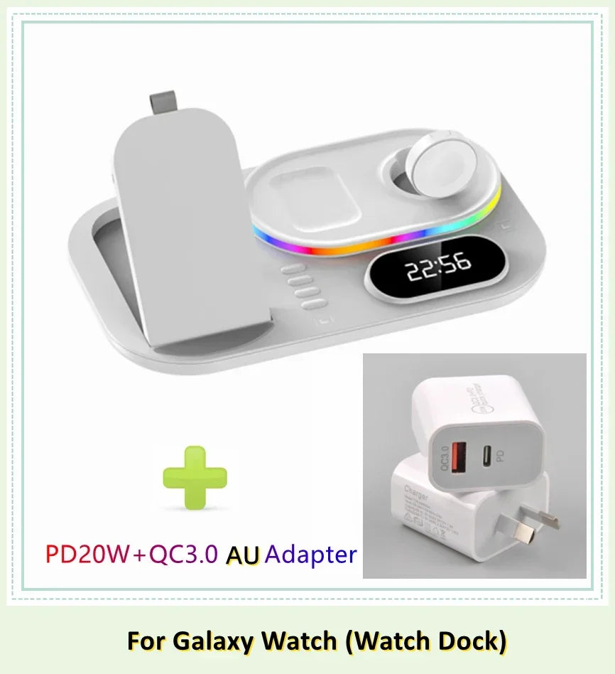 Wireless Charger Dock 4 in 1 Charging Station