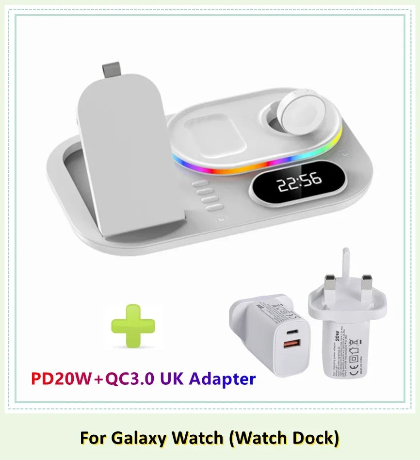 Wireless Charger Dock 4 in 1 Charging Station