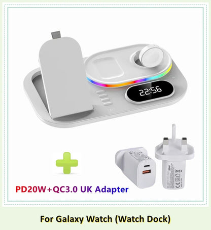 Wireless Charger Dock 4 in 1 Charging Station