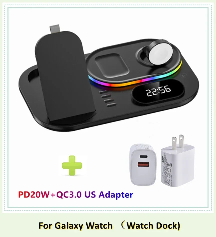 Wireless Charger Dock 4 in 1 Charging Station