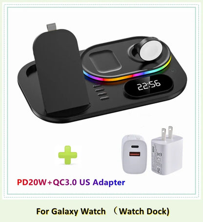Wireless Charger Dock 4 in 1 Charging Station