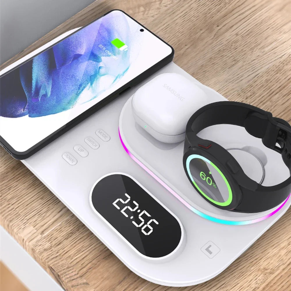 Wireless Charger Dock 4 in 1 Charging Station