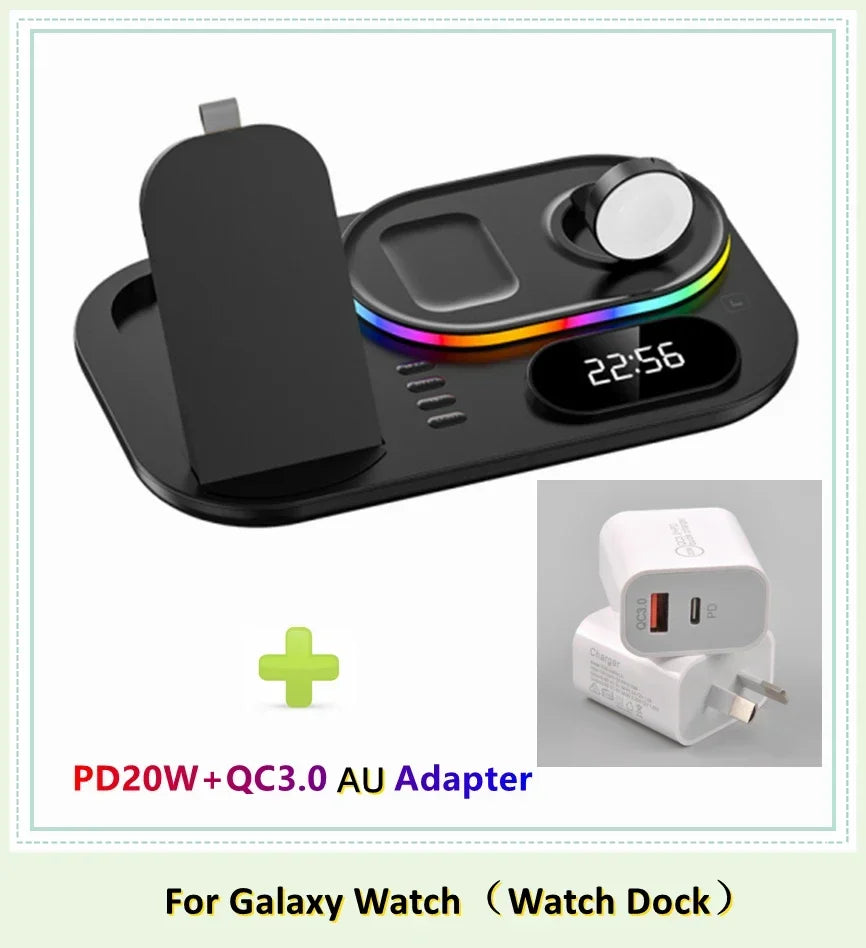 Wireless Charger Dock 4 in 1 Charging Station