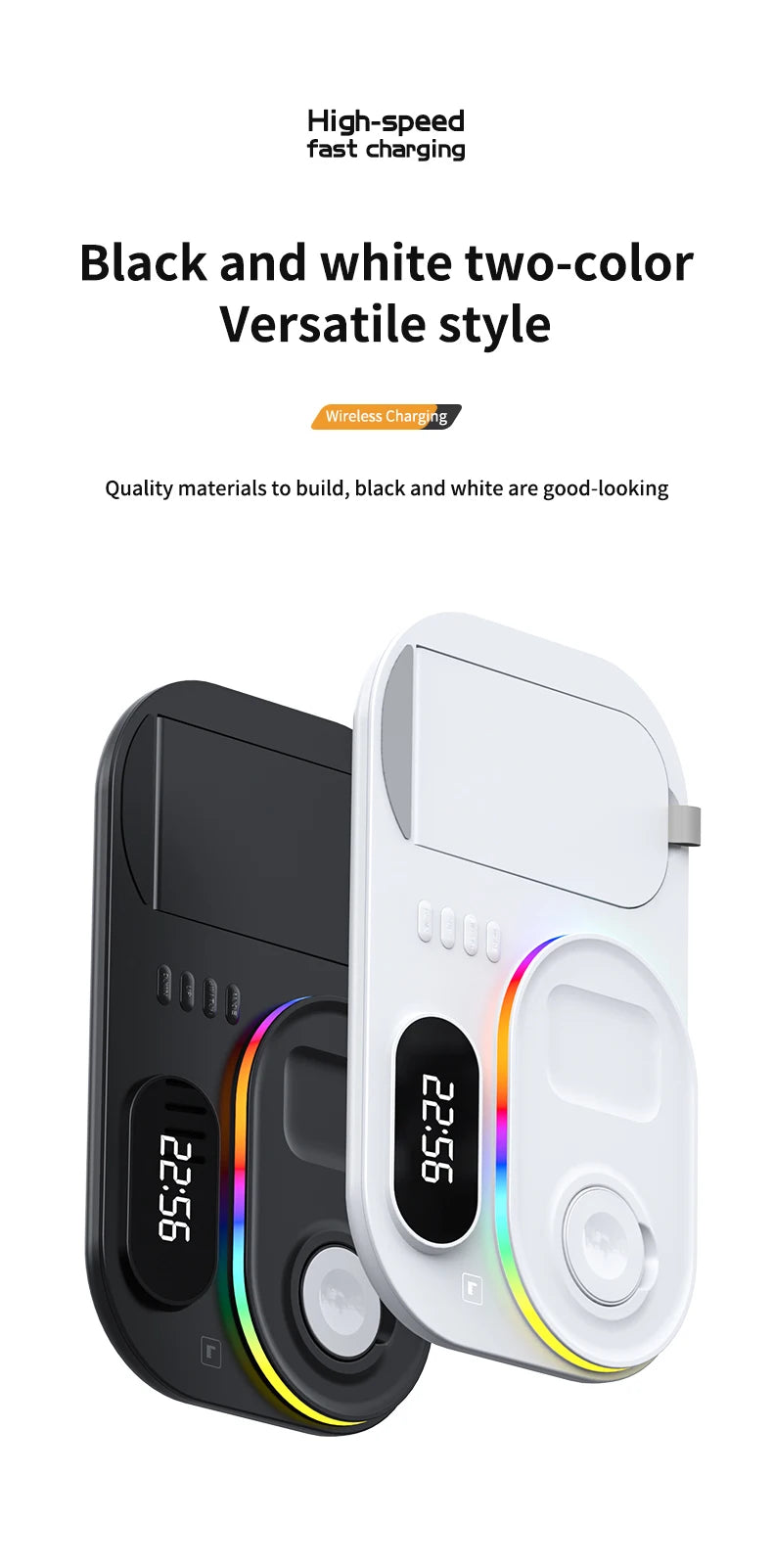 Wireless Charger Dock 4 in 1 Charging Station