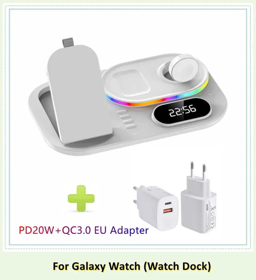 Wireless Charger Dock 4 in 1 Charging Station