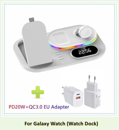 Wireless Charger Dock 4 in 1 Charging Station