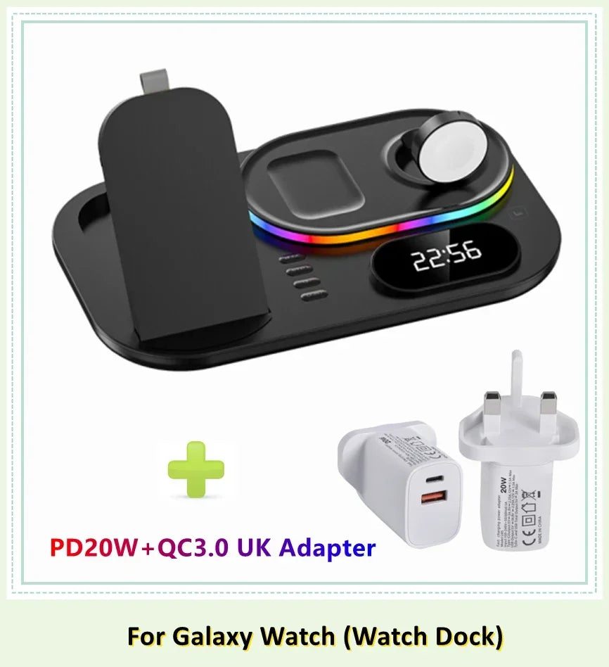 Wireless Charger Dock 4 in 1 Charging Station