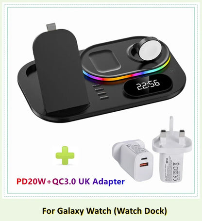Wireless Charger Dock 4 in 1 Charging Station