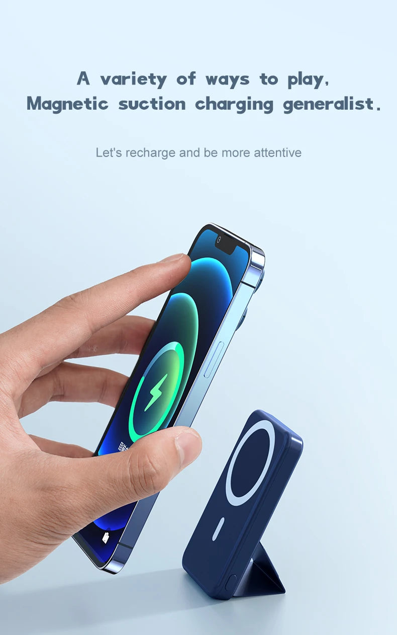 10000mAh Wireless Magnetic Battery Power Bank