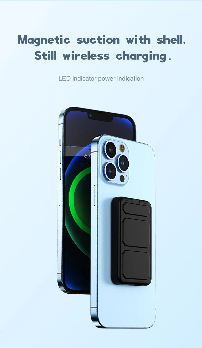 10000mAh Wireless Magnetic Battery Power Bank