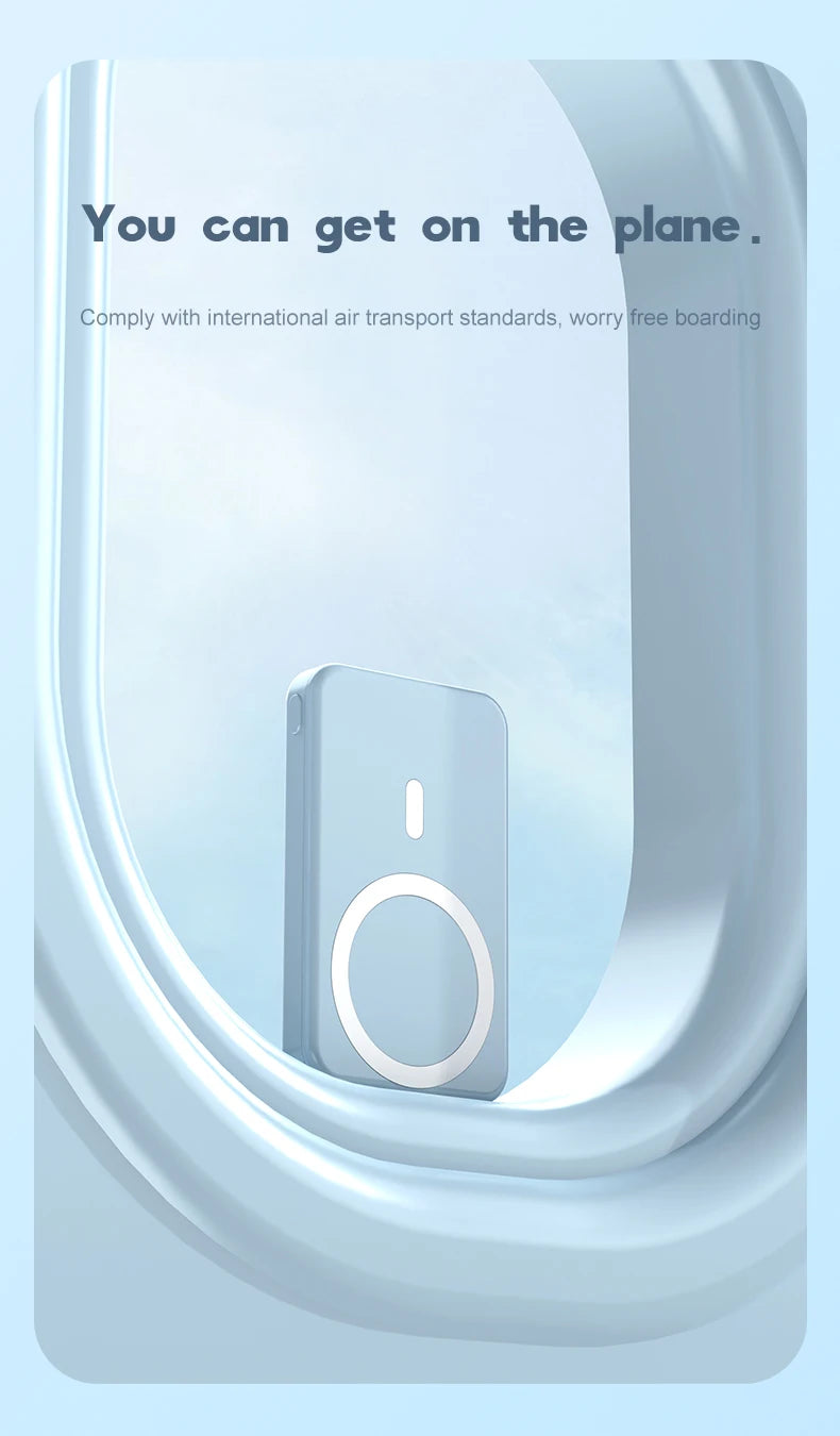 10000mAh Wireless Magnetic Battery Power Bank