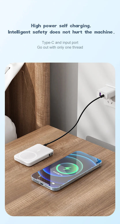 10000mAh Wireless Magnetic Battery Power Bank